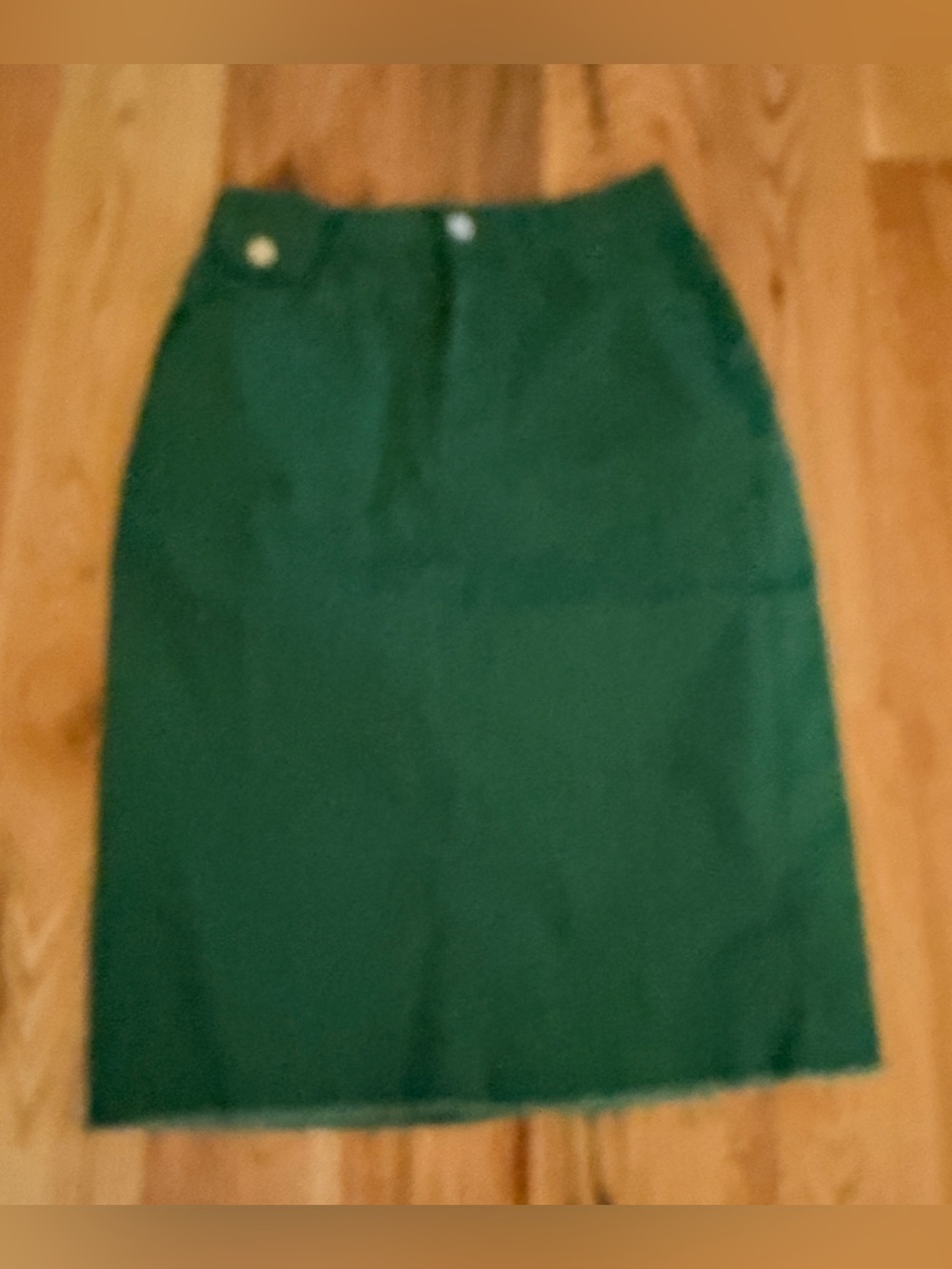 Allegra K Women's Split Hem Denim Skirt